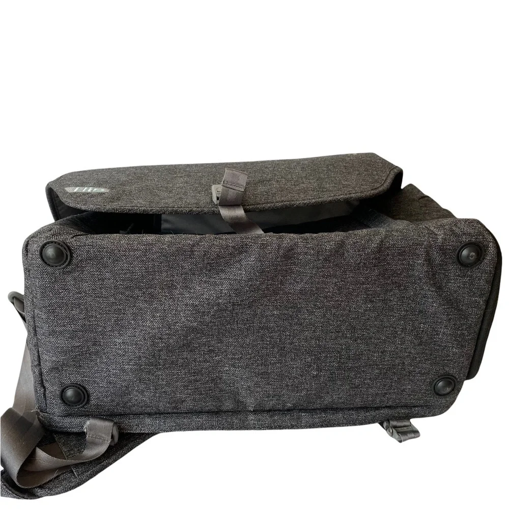 Gray Hie by Grovia Diaper Bag Backpack Travel Large - Picture 7 of 11